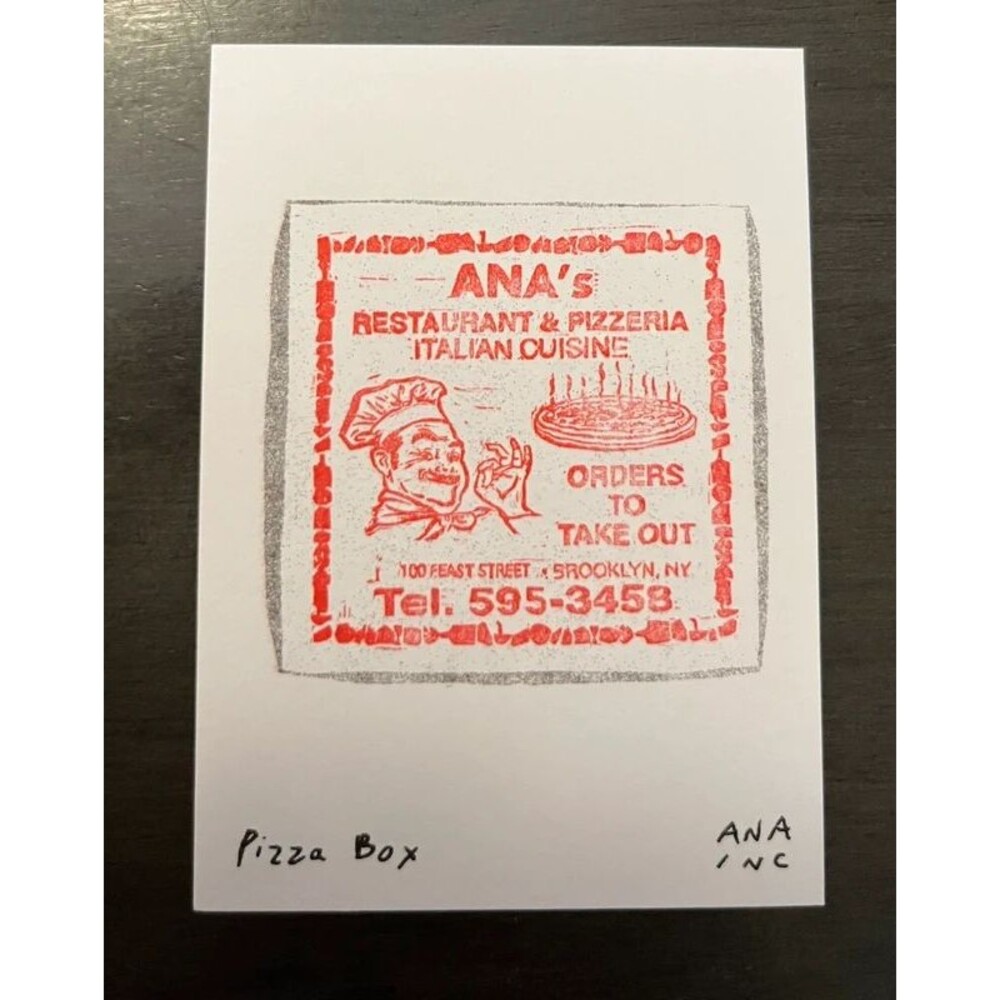Ana Inciardi Mini Print - Pizza Box
